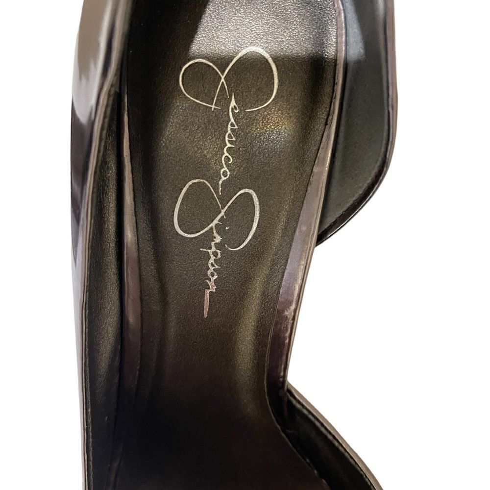 Jessica Simpson Peep Toe Heel Women Shoes Size 9M Square Toe Cutout Pump - Picture 3 of 8